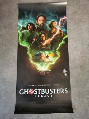 GHOSTBUSTERS LEGACY AFTERLIFE Original Movie Poster 12x27'' Italian REITMAN