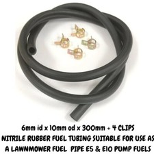 Lawnmower Petrol Fuel Pipe Line Hose  6mm Fits Honda Mountfield McCulloch Ryobi