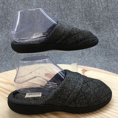 Aerosoles Slippers Mens Memory Foam Insoles Mule Flats Gray Slip On 