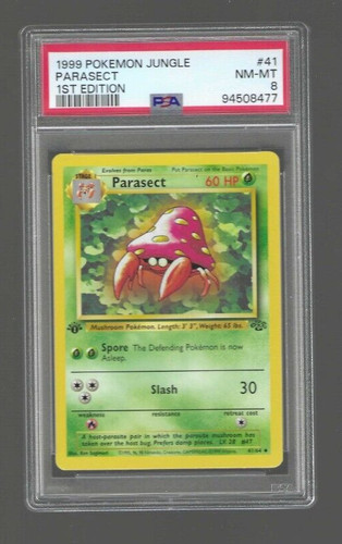 Parasect (1st Edition) graded PSA 8 for sale on eBay