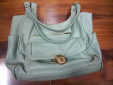 Roma Leathers Genuine Leather Shoulder Tote Handbag Concealed Carry Purse