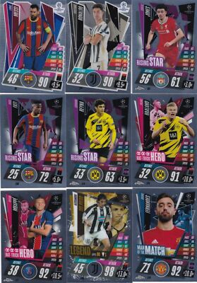 Box/デッキ/パック Topps Chrome Match Attax 2020/2021 box 2020-21 Topps Chrome Match Attax UEFA Checklist, Set Info