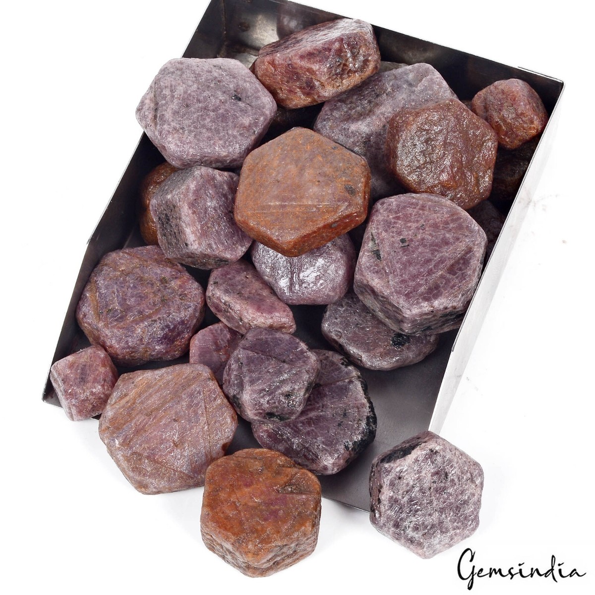 2920 Ct/27 Pc Natural Untreated Ruby Rough Hexagon Cut