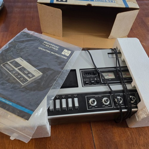 Panasonic RS 270US Stereo Cassette Tape Deck Vintage