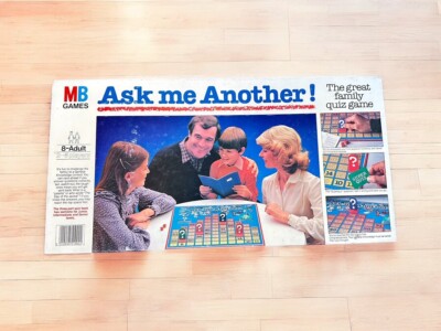 Vintage 1984 MB Spiele ASK ME ANOTHER Spiel