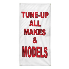 Vertical Vinyl Banner Multiple Sizes Outdoor Weatherproof Industrial Yard Signs