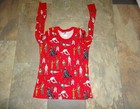 $52 Hanna Andersson Star Wars Holiday Red Pajama Top Women L organic — photo 2