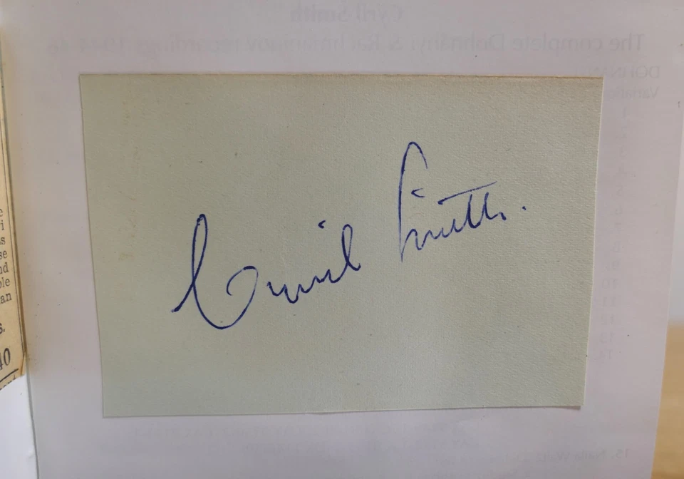 Cyril Smith Autograph + CD Complete Dohnanyi & Rachmaninov Signed - Image 4 of 4