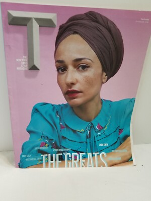 New York Times Style Magazine October 2016 Zadie Smith