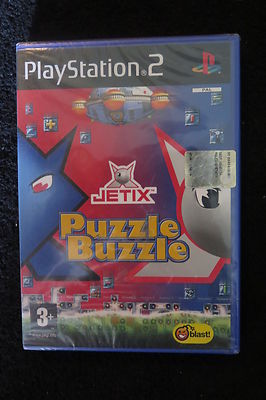 PS2: JETIX PUZZLE PUZZLE - New, Sealed, ITA! 4 Bonus Game Modes!