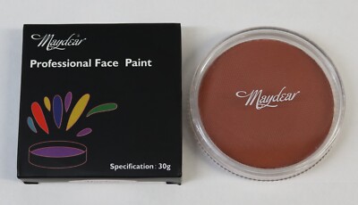 Maydear Professional Water Based Face Painting Palette (30g) Reddish-Brown