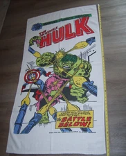 RARE Marvelmania The Incredible HULK #232 1979 COVER MARVEL BEACH TOWEL 1985