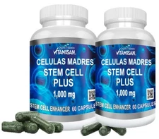 Blue Algae Powder  Stem Cell Activator 1000 Immune System Booster Caps 2B celula