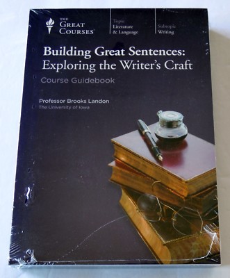 NEW DVD: The Great Courses: Building Great Sentences: Exploring Writer's Craft
