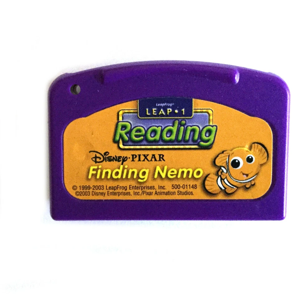 LeapFrog LeapPad Leap 1 Lot of 2 Cartridges Finding Nemo Reading Math  - Image 2 of 4