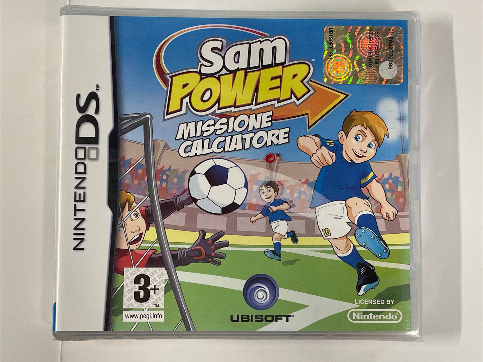 SAM POWER - MISSIONE CALCIATORE - NINTENDO DS - nuovo, sigillato - italiano