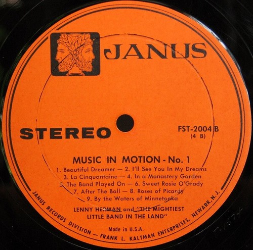 LENNY HERMAN (3) Albums Music In Motion Vol 1-2-3 Janus FREE SHIPPING - Picture 4 of 12