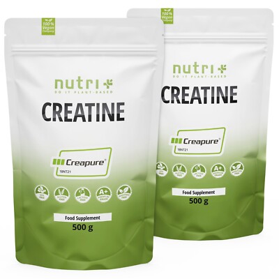 Creatin Monohydrat Pulver 1kg - Creapure Pulver 1000g - Kreatin Creatine Powder