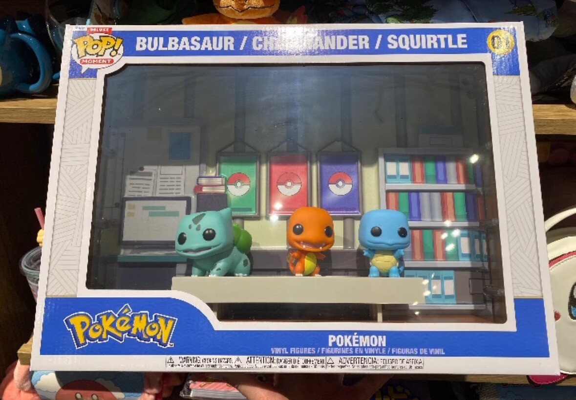 Funko Pop Moment N°01 – Bulbasaur / Charmander / Squirtle (Bulbizarre / Salamèche / Carapuce) – Pokémon 📚⚡ - Jeux & Jouets