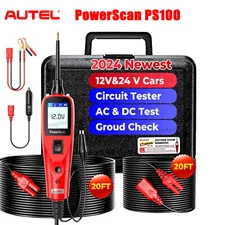 2024 Autel Power Scan PS100 Circuit Tester Electrical Power Probe 12/24V