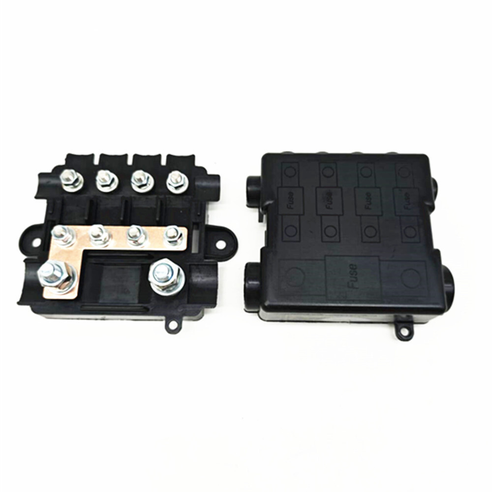 5-Way Fuse Box Car Marine Fuse Block Holder Indicator Waterproof DC 32V 25A-500A
