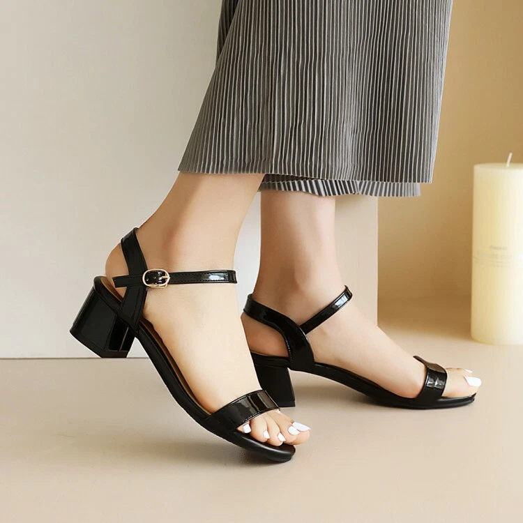 Ankle strap no heel sandals clearance