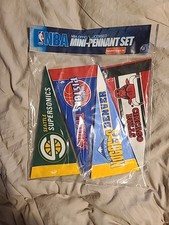 2004 Rico Tag Express NBA Mini Pennant Complete League Set 4