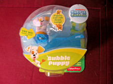 Fisher Price Nickelodeon Bubble Guppies Bubble Puppy Roll Figure Ramp Slide NEW