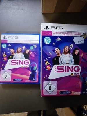 Lets Sing 2025 mit deutschen Hits inkl 2 Mikrofone Sony PS5 Playstation 5 OVP