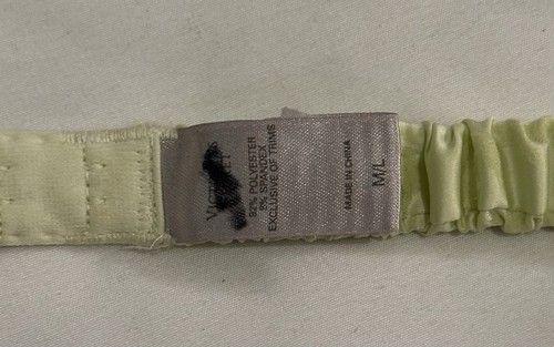 Victoria's Secret hellgrüner verstellbarer Satin-Strumpfgürtel Größe Medium/Large neu ohne Etikett - Bild 3 von 3