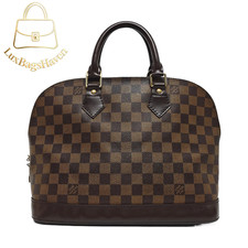 LOUIS VUITTON LV ALMA PM Handbag Damier Ebene Brown N53151