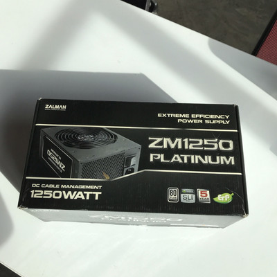 Zalman Zm1250 Platinum 80 Plus Power Supply Great Condition