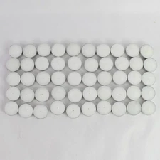 Lot of 50 White Unscented Tealight Candles Unused