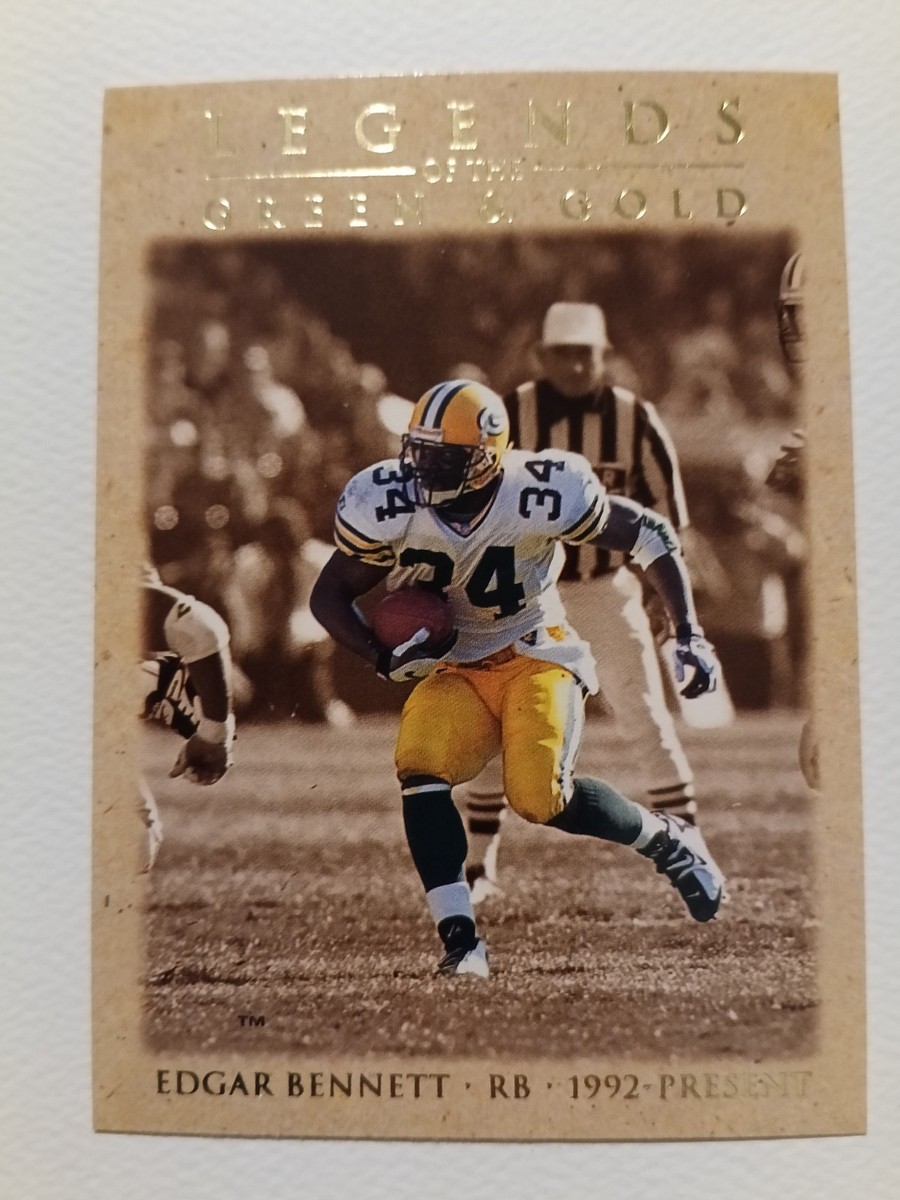 1996 Upper Deck Legends Of The Green & Gold #GB65 Edgar Bennett — front