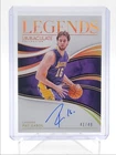 PAU GASOL 2024-25 IMMACULATE LEGENDS AUTOGRAPH LAKERS #IL-SOL AUTO /49 Q4221