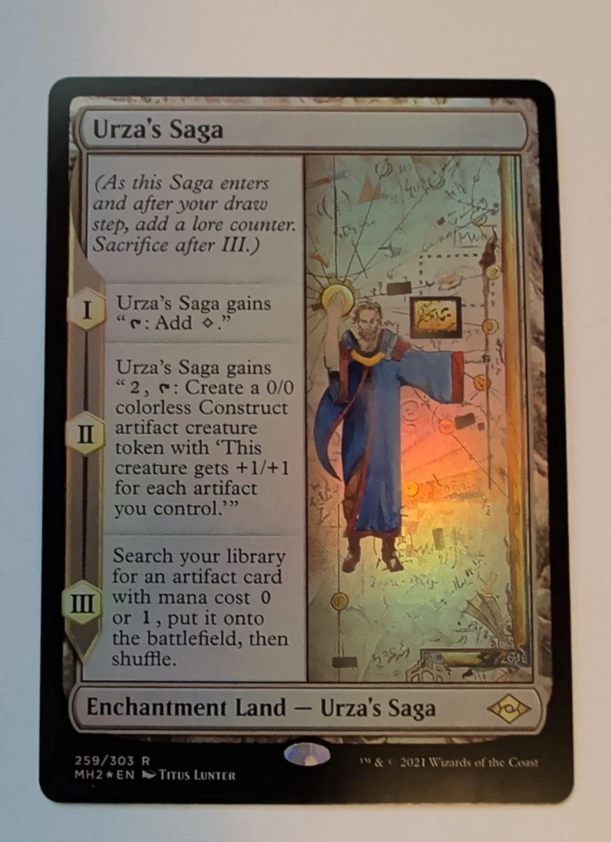 Land Foil Magic: The Gathering Trading Card Games Urza's Saga