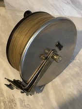 Mulinello da pesca vintage antico charles alvey son surf champion bachelite inox