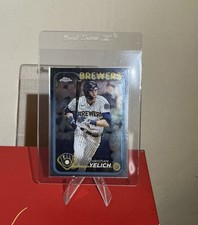 2024 Topps Chrome Base Set Christian Yelich #253 Milwaukee Brewers MLB Baseball