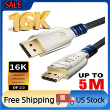 DisplayPort 2.0 Cable 16K 60Hz 8K 120Hz 4K 240Hz Displayport 1.4 to DP 8K 60Hz