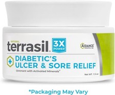 terrasil Foot Ulcer Cream  Sore Relief, Natural Relief  Fast Soothing...