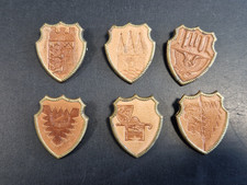 Winterhilfswerk Abzeichen 1935 Holstein KOMPLETTE SERIE "Wappen" 6 Stück (908)