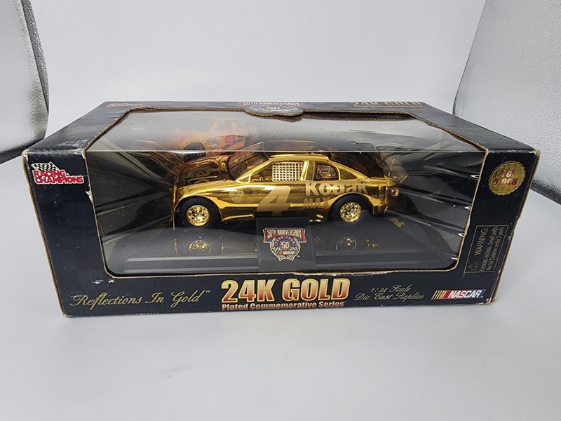 RACING CHAMPIONS 24K Gold #4 Kodak Max Chevy Monte Carlo 1:24 Diecast NASCAR