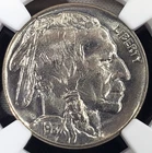 *MS* 1937-P US Buffalo Nickel - NGC MS64