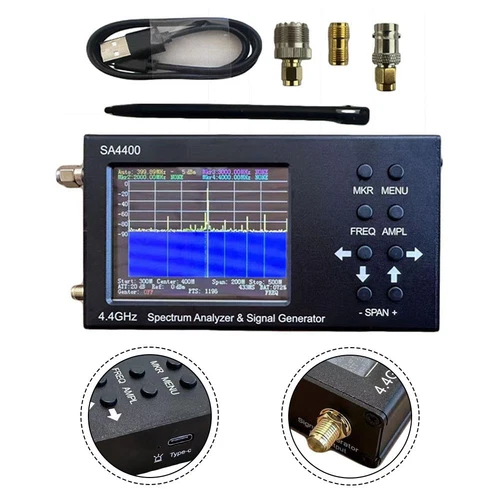 High Performance Spectrum Analyzer SA4400 for RF Testing from 45MHz to 4400MHz - Picture 7 of 12