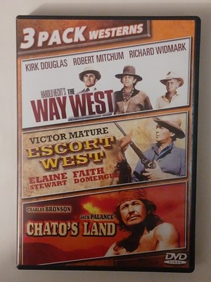 The Way West / Escort West / Chato's Land - Kirk Douglas, Charles Bronson -