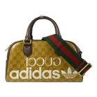 GUCCI GG GHW Gucci x Adidas 2way Shoulder Bag Brown/Beige Coated Canvas