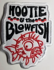 Hootie & The Blowfish Embroidered red Patch 2.5 X 3.5"