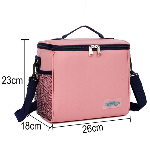 Portable Cooler Bag Food Container Lunch Bag Outdoor Thermal Insulated - Bild 8 von 20