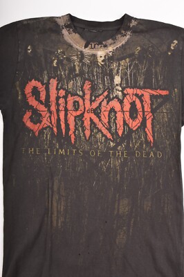 Slipknot The Limits of The Dead 2008 Distressed Vintage Rock T