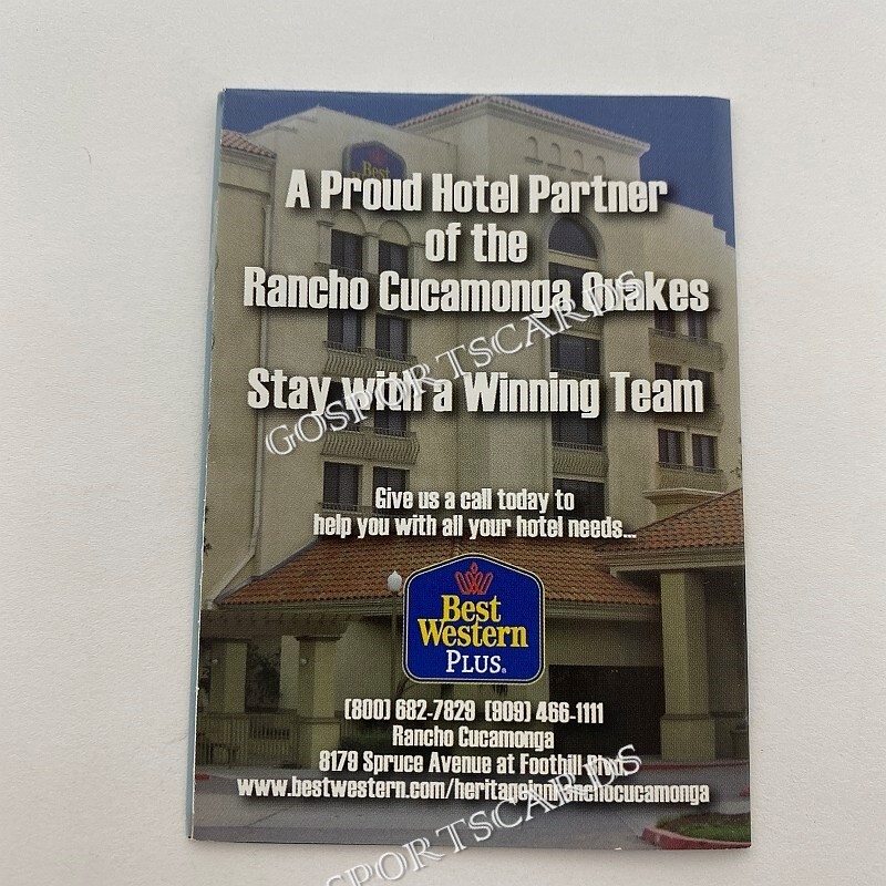 2013-rancho-cucamonga-quakes-pocket-schedule-dodgers-minor-baseball